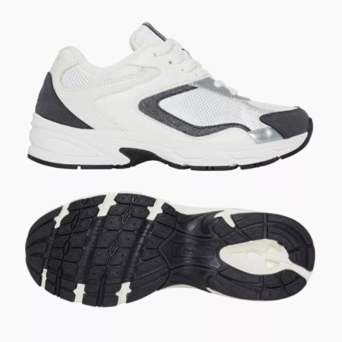 O SNEAKERS ELIZABETH WHITE AND BLACK