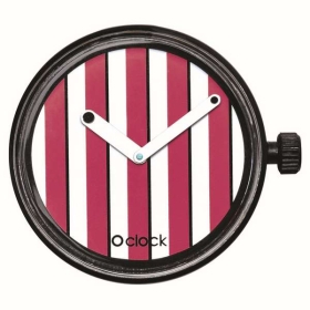 КОРПУС OCLOCK DIAL NYC LINES RED