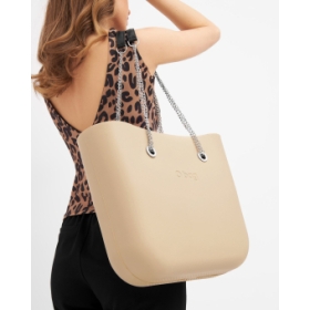 ЧАНТА OBAG SAND DOUBLE T BLACK SILVER